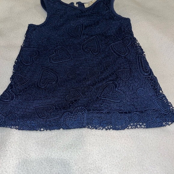 kate spade Other - Baby girl 12 month Kate Spade formal dress navy blue fancy heart design